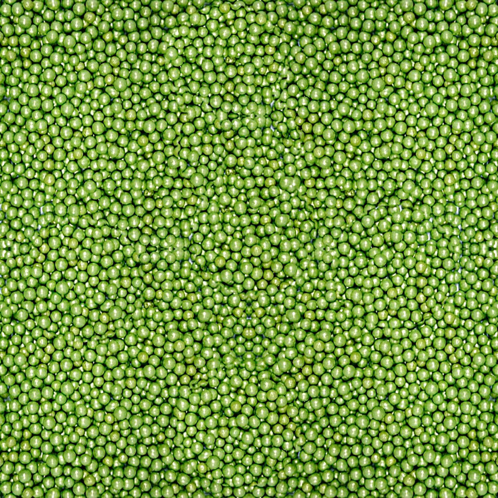confect green disco balls sprinkles 4 mm 120 gms
