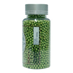 confect green disco balls sprinkles 4 mm 120 gms