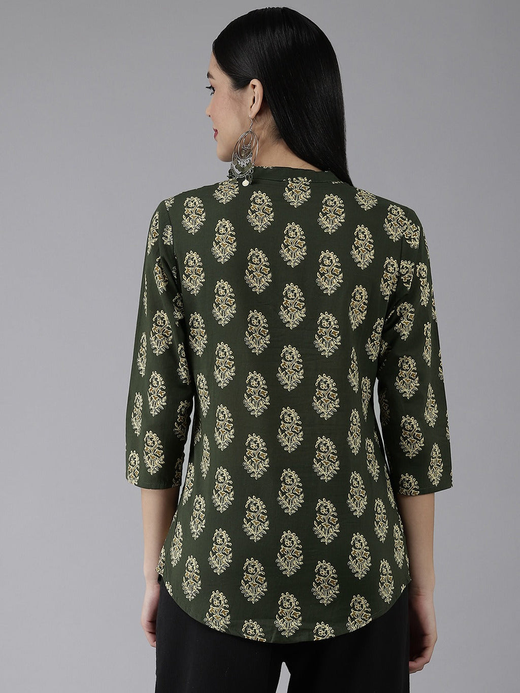 Yufta Green Printed Top