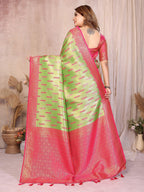 Anaita Banarasi Tissue Silk Saree - Distacart