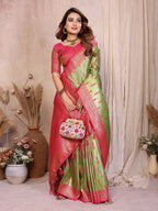 Anaita Banarasi Tissue Silk Saree - Distacart