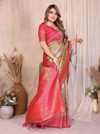 Anaita Banarasi Tissue Silk Saree - Distacart