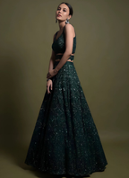 Lehenga Mart Designer Wedding Lehenga Choli For Women - Green - Distacart