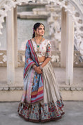 Lehenga Mart Designer Bollywood Style Wedding Lehenga Choli - Cream