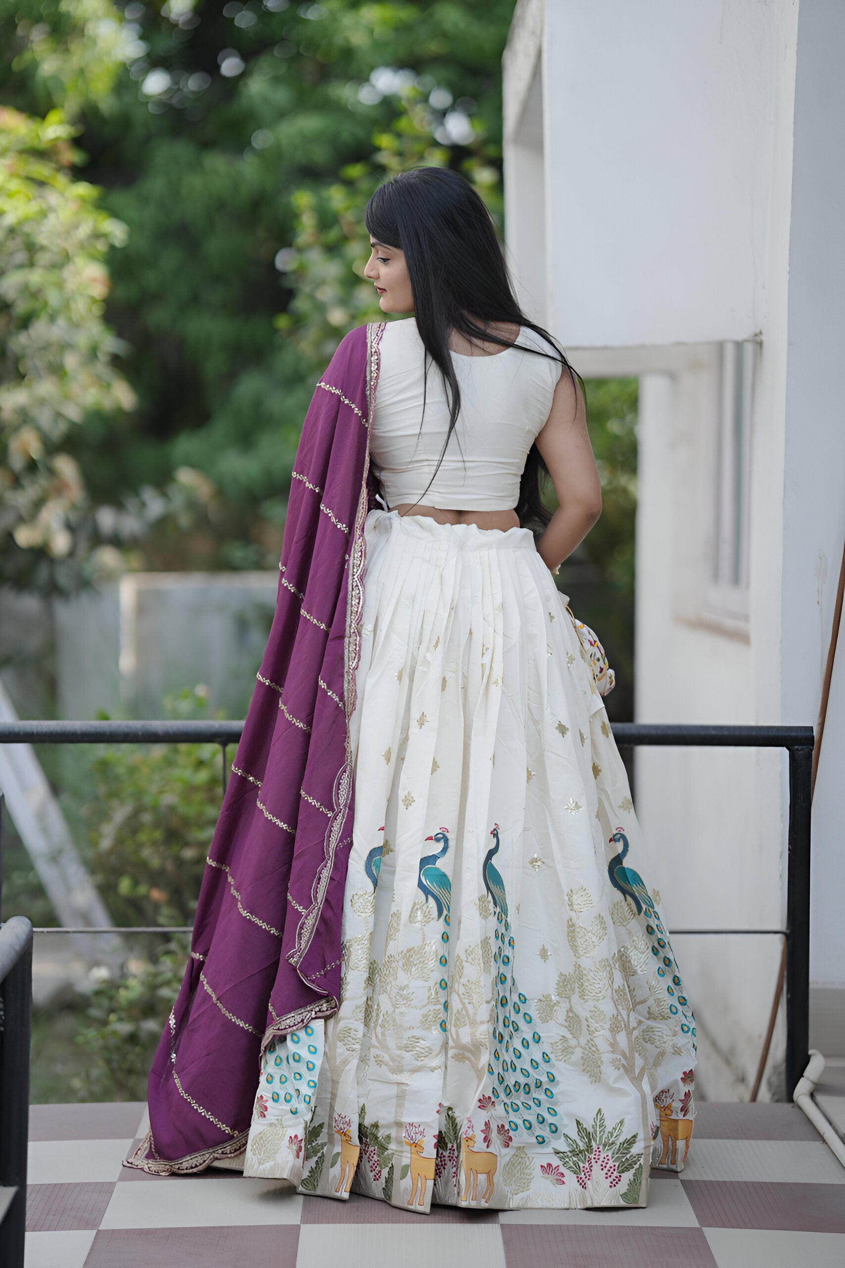 Lehenga Mart Designer Bollywood Style Wedding Lehenga Choli - Wine
