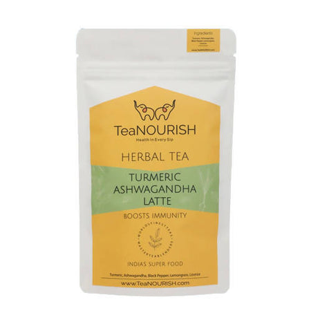 TeaNourish Turmeric Ashwagandha Latte Herbal Tea