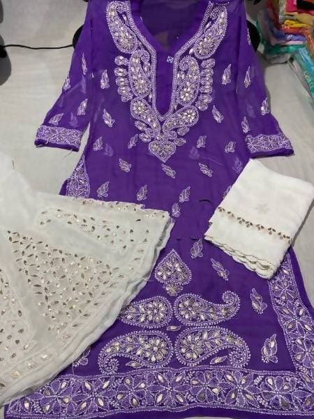 Arfa Fashion House New Collection Of Chikankari Gota Patti Lovers - Distacart