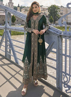 Vegaa Fashion Fashion Green Embroidered Pakistani Designer salwar suit - Distacart
