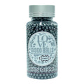 confect gun metal disco balls sprinkles 3 mm 120 gms