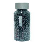 confect gun metal disco balls sprinkles 4 mm 120 gms