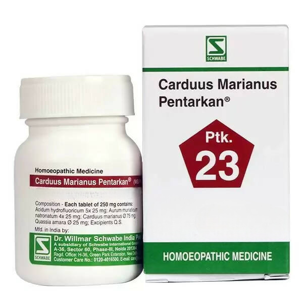 Dr. Willmar Schwabe India Carduus Marianus Pentarkan Ptk 23 Tablets - Distacart