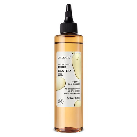 Brillare 100% Natural Pure Castor Oil For Hair Growth