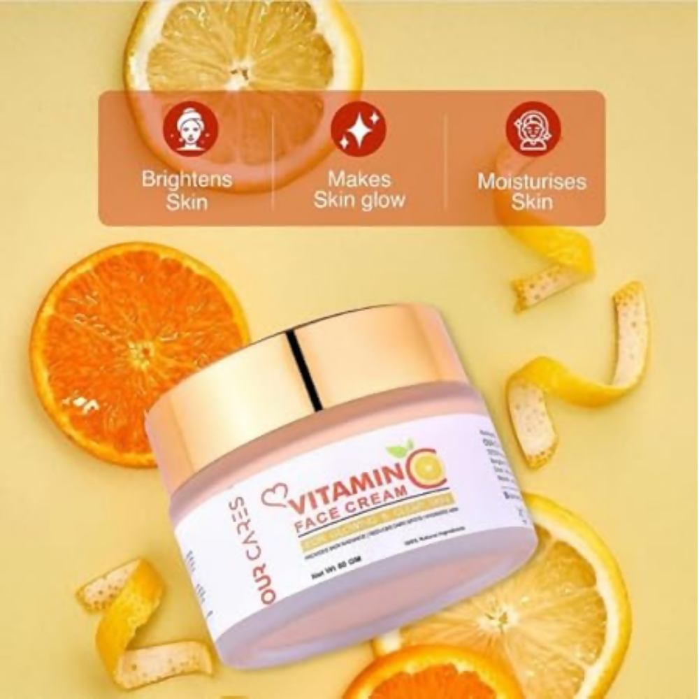 Our Cares Vitamin C Face Cream for Glowing & Clear Skin - Distacart