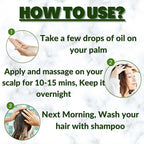 Qykkare Herbal Anti-Hairfall Shampoo & Herbal Hair Growth Oil Combo