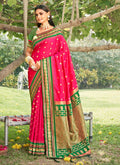 Shree Shyam Fashion Pink Soft Silk Saree - Distacart
