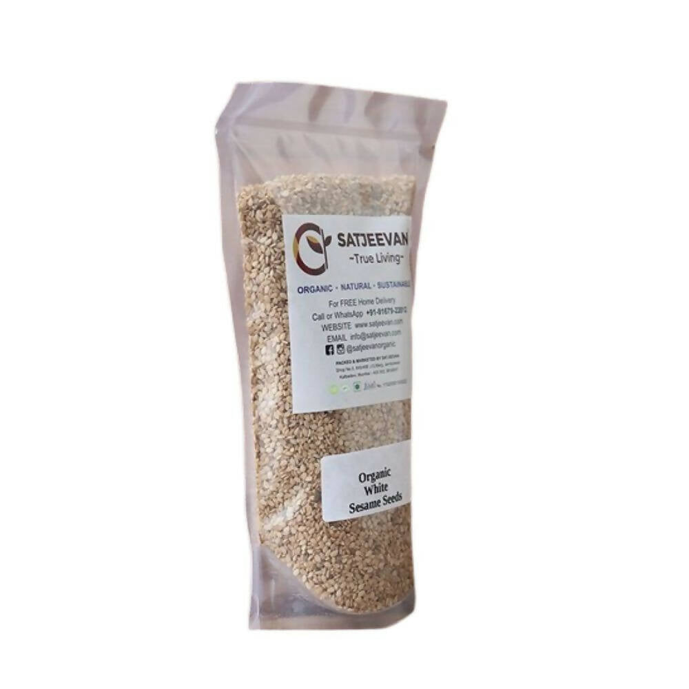 Satjeevan Organic White Sesame Seeds - Distacart