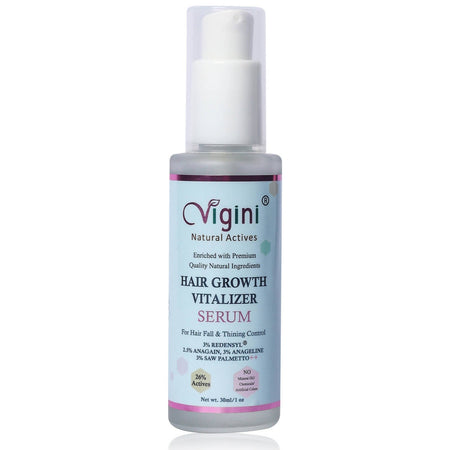 Vigini 3% Redensyl Hair Growth Vitalizer Serum For Men Women Hair