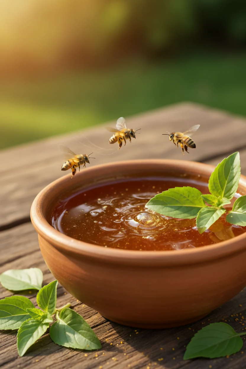 VedaRasa Tulasi Flavor Honey
