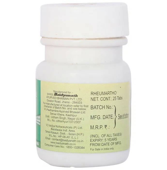 Baidyanath Jhansi Rheumartho With Salai Guggulu - Distacart