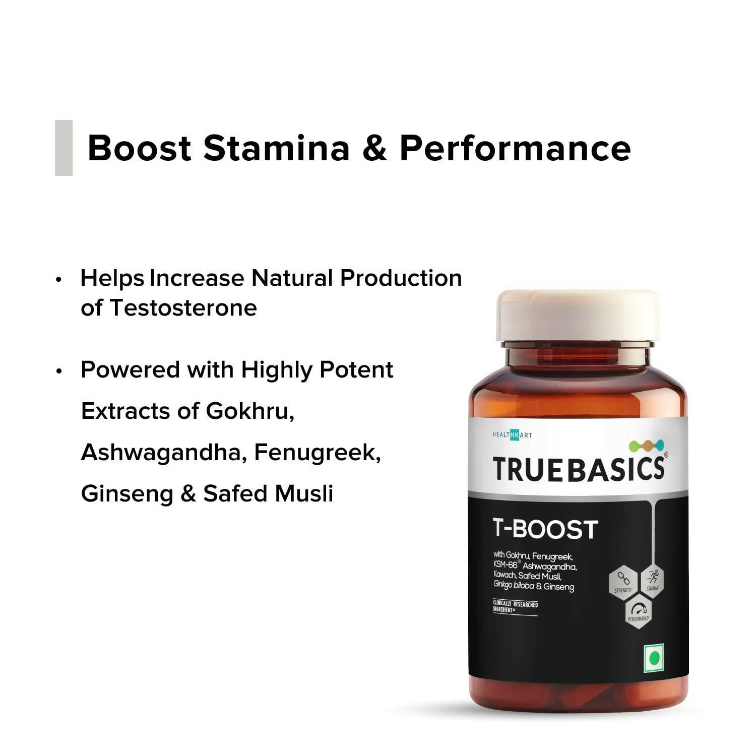 TrueBasics T-Boost Tablets for Men - Distacart