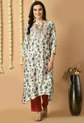 Joban Fashion White Maslin Kurta Set