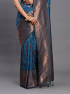 Shree Shyam Fashion Silk Peach Saree - Distacart