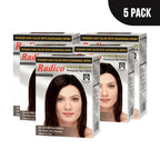 Radico Natural Herbal Based Permanent Hair Color - Dark Brown - Distacart