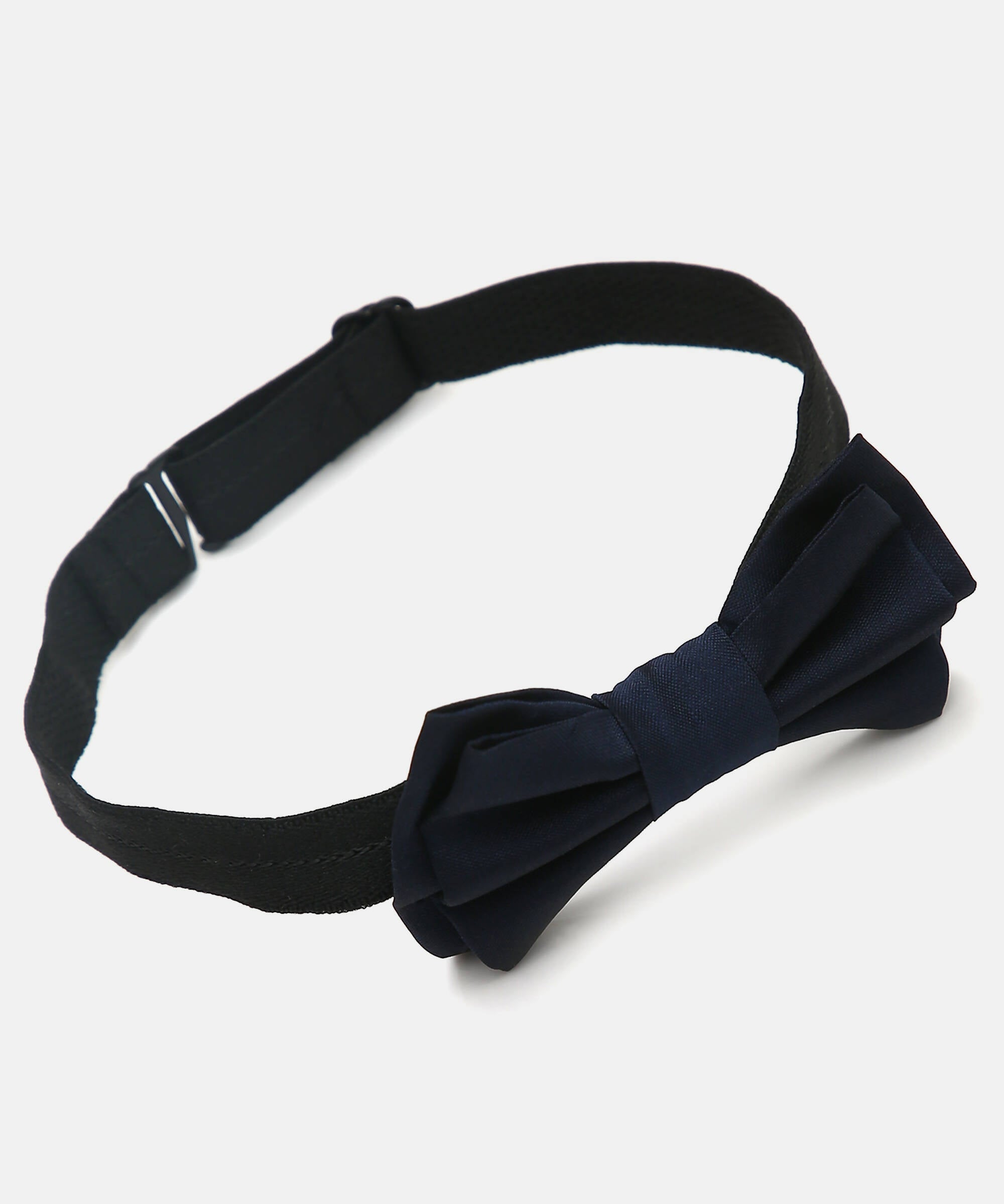 Manet Boys Solid Double Layer Bow - Navy