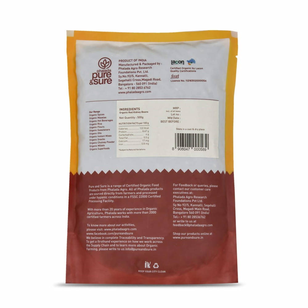 Kidney Beans Traditional Organic Pulses