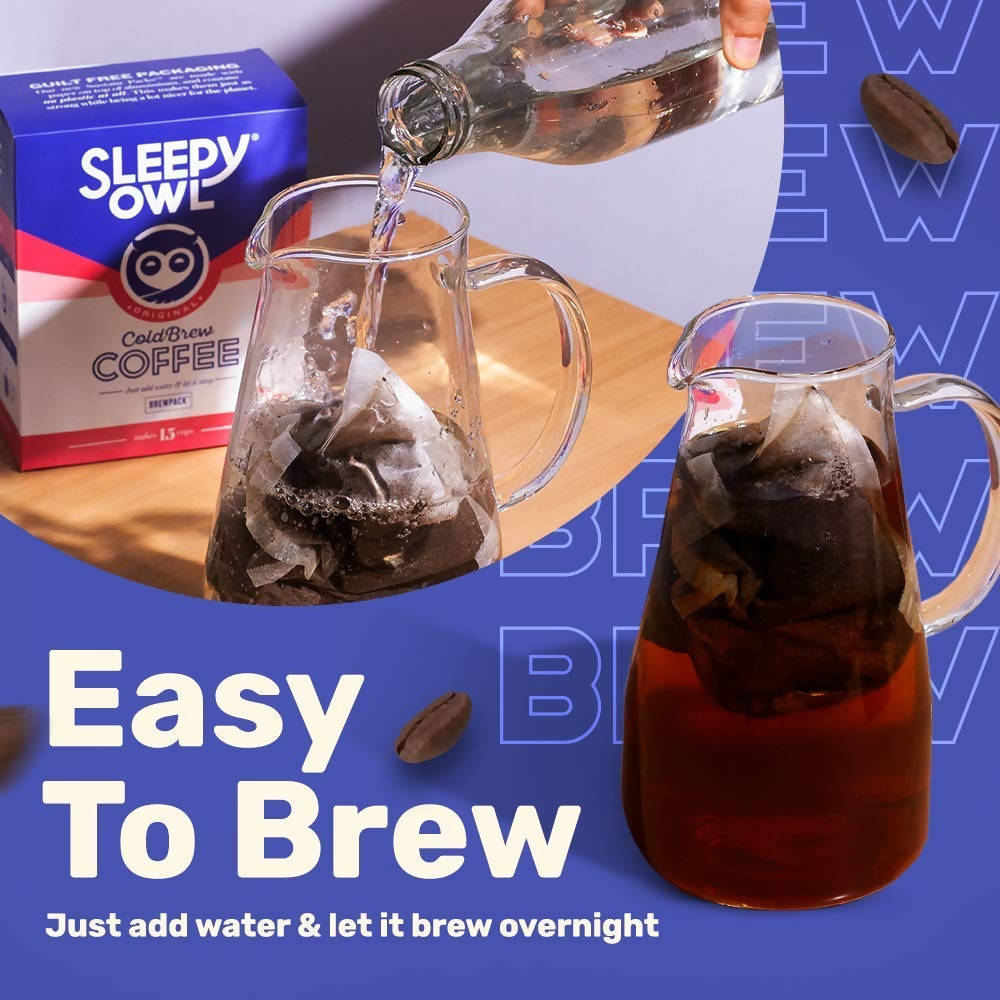 Sleepy Owl Hazelnut Cold Brew Coffee