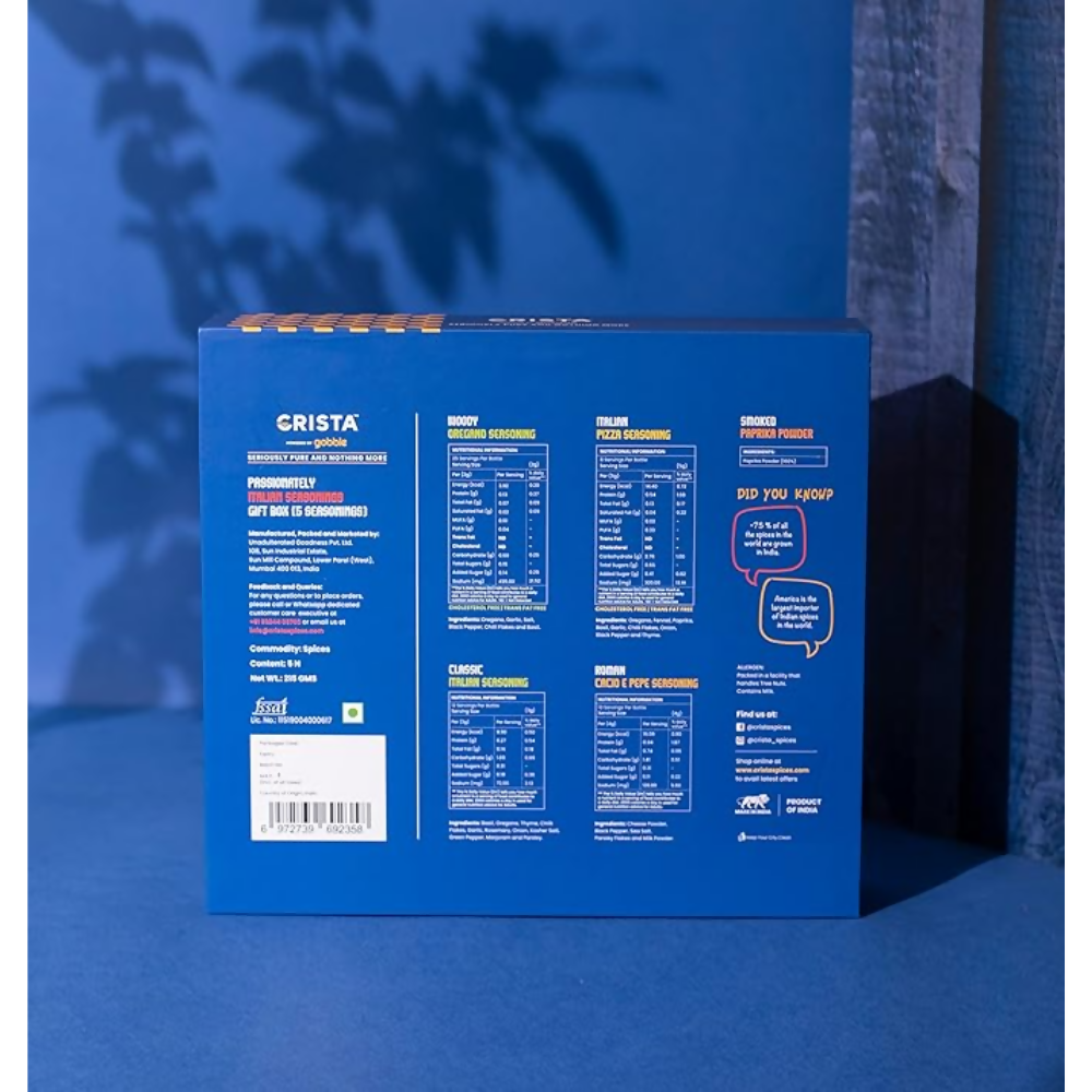 Crista Spices Passionately Italian Seasonings - Distacart