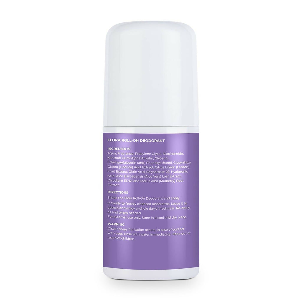 Bella Vita Flora Natural Underarm Roll On Deodorant for Women