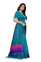 Vamika Rama Green Cotton Silk Weaving Saree (Binita Rama)