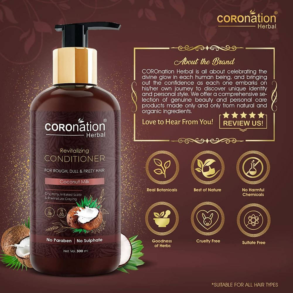 Coronation Herbal Coconut Milk Hair Conditioner - Limited Time Offer - Distacart