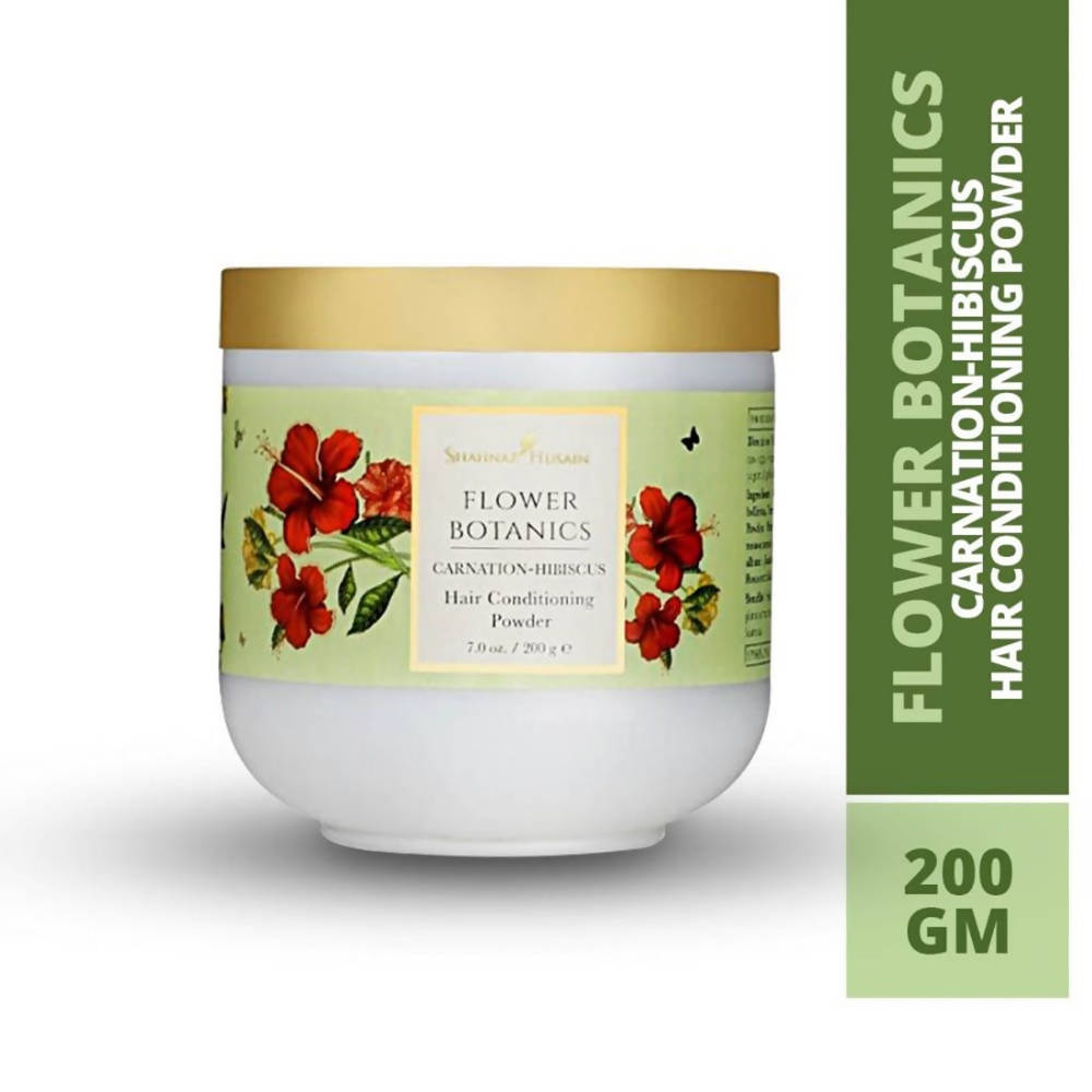 Shahnaz Husain Flower Botanics Carnation-Hibiscus Hair Conditioning Powder