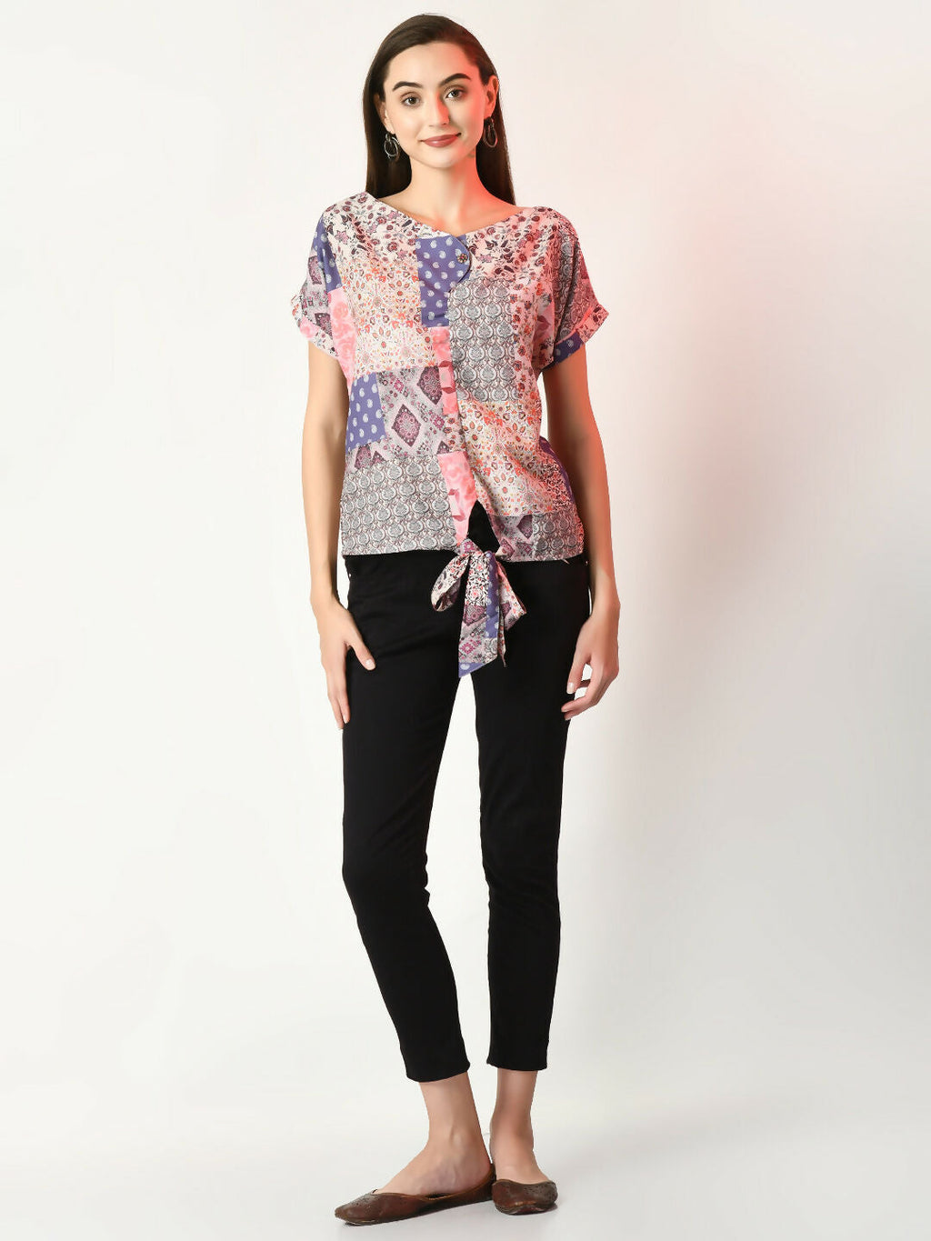 Myshka Women's Multi Printed Top