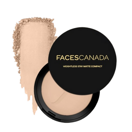 Faces Canada Compact Powder - Face Powder with SPF 20 - Ivory 01
