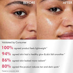 mCaffeine Clear Glow 1% Kojic Acid, Alpha Arbutin Daily Brightening Sunscreen