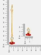 Ruby Raang Noor-E-Laal Pearl Tikka Set - Distacart
