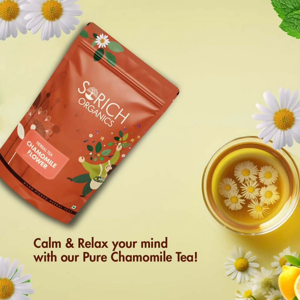 Sorich Organics Chamomile Flower Herbal Tea - Distacart