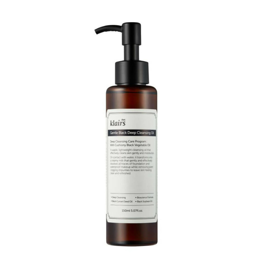 Dear Klairs Gentle Black Deep Cleansing Oil