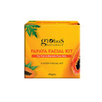 Globus Naturals Papaya Facial Kit For Blemish Free Skin & Anti-Pigmentation, 6 Steps - Distacart