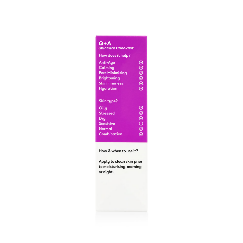 Q+A Azelaic Acid Balancing Facial Serum - Distacart