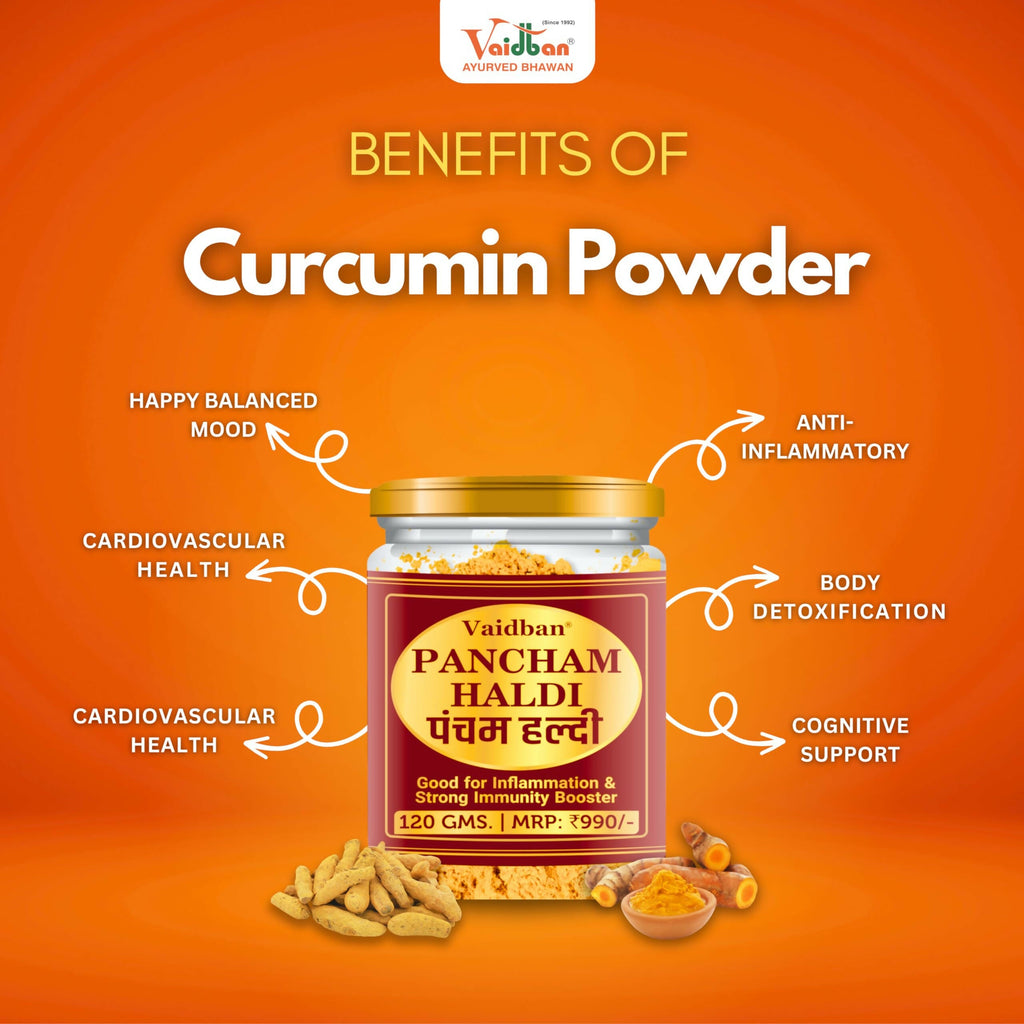 Vaidban Pancham Haldi (Organic Haldi Powder) - Distacart
