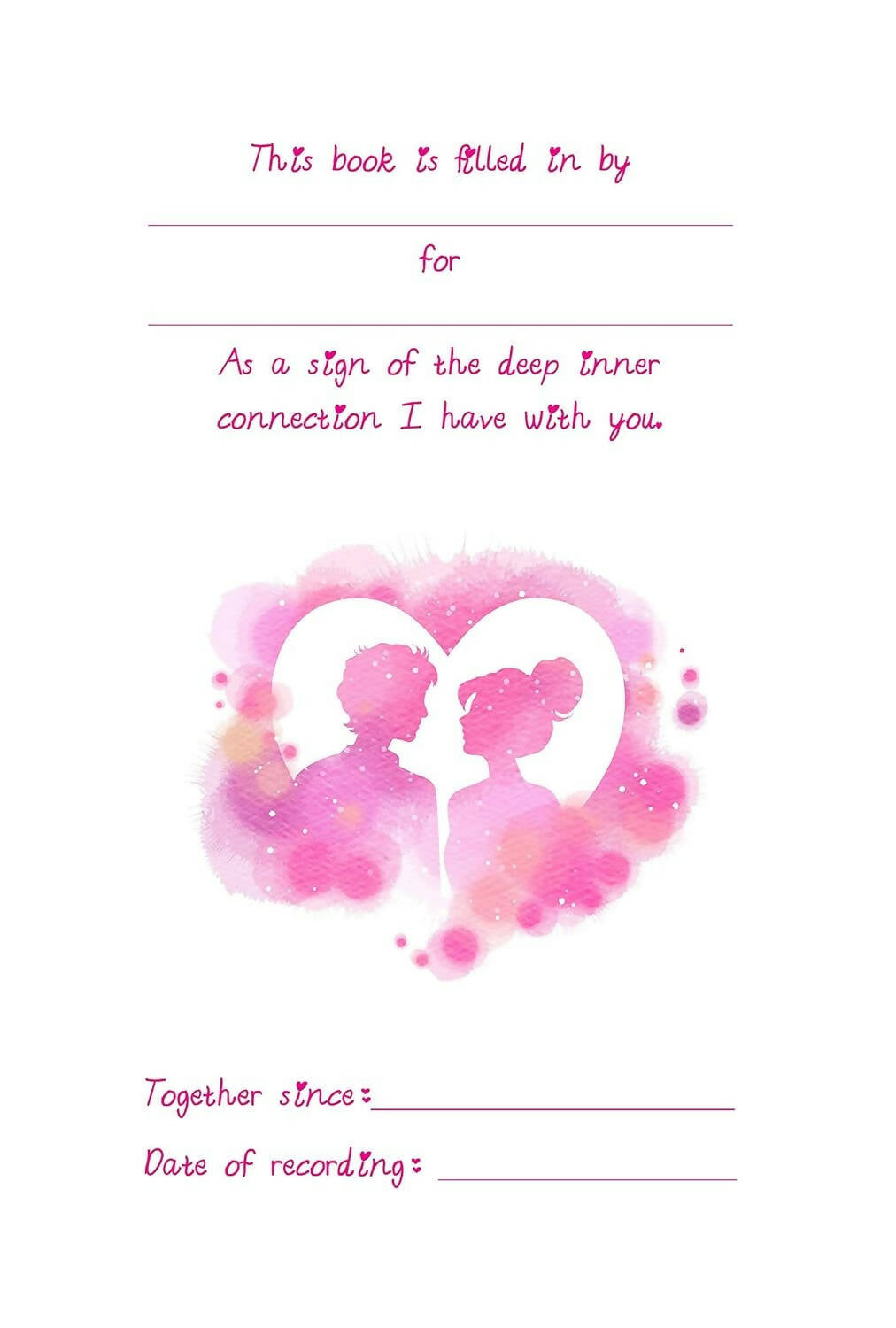 Pages Of Love What I Love About You And Our Memories: A Fill-In-The-Blank Gift