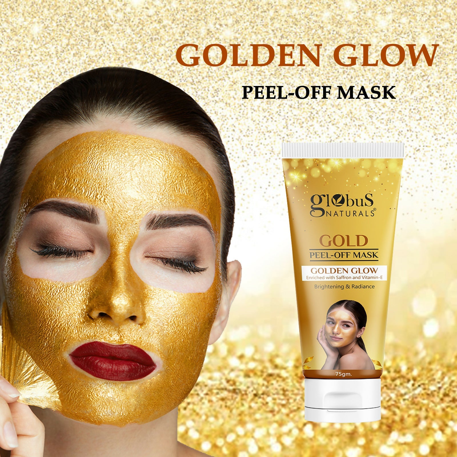 Globus Naturals Gold Peel Off Mask - Distacart