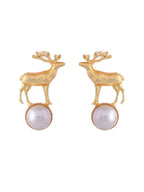 VOJ Women Gold Color stainless steel Earrings - Distacart