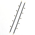 Mominos Fashion Kamal Johar Black Beads Anklets