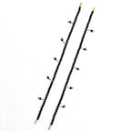 Mominos Fashion Kamal Johar Black Beads Anklets