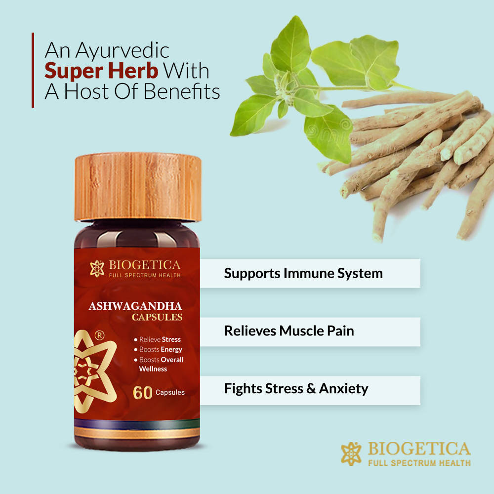 Biogetica Ashwagandha -60 Capsules